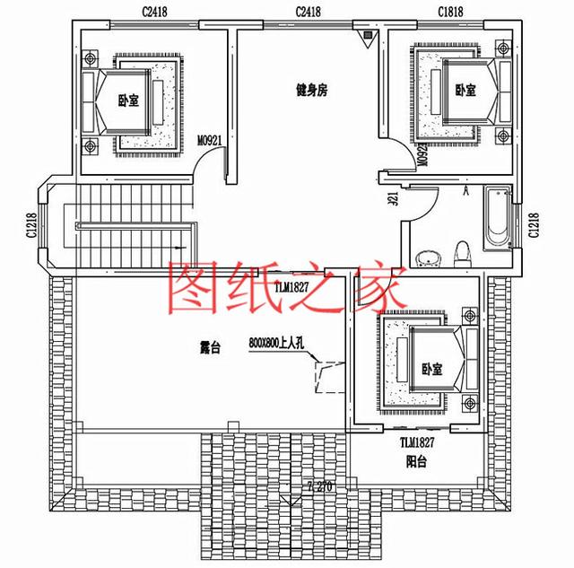 大戶型三層別墅設(shè)計(jì)圖，精美實(shí)用，絕對(duì)能讓你滿意！