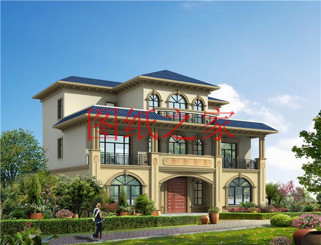 大戶型三層別墅設(shè)計(jì)圖，精美實(shí)用，絕對(duì)能讓你滿意！