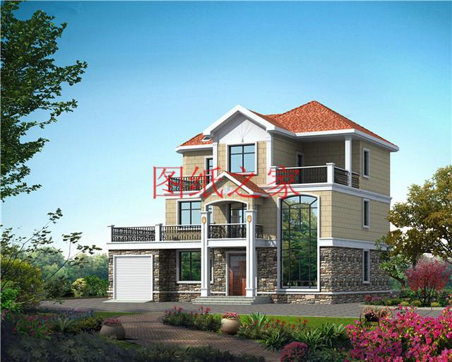 大戶型三層別墅設(shè)計(jì)圖，精美實(shí)用，絕對(duì)能讓你滿意！