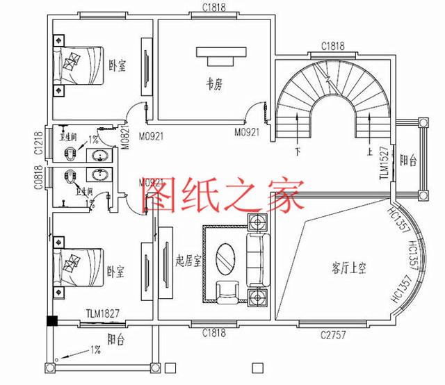大戶型三層別墅設(shè)計(jì)圖，精美實(shí)用，絕對(duì)能讓你滿意！