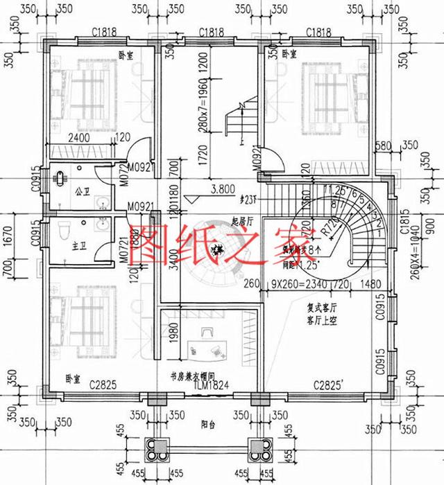 大戶型三層別墅設(shè)計(jì)圖，精美實(shí)用，絕對(duì)能讓你滿意！