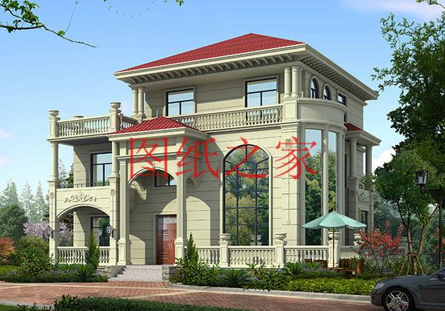 大戶型三層別墅設(shè)計(jì)圖，精美實(shí)用，絕對(duì)能讓你滿意！