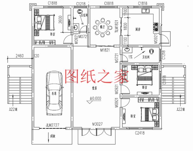 大戶型三層別墅設(shè)計(jì)圖，精美實(shí)用，絕對(duì)能讓你滿意！