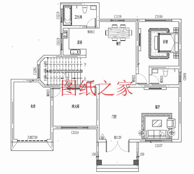 大戶型三層別墅設(shè)計(jì)圖，精美實(shí)用，絕對(duì)能讓你滿意！