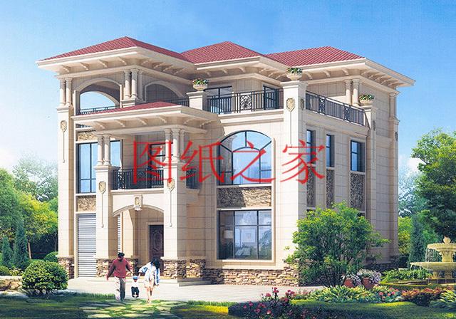 大戶型三層別墅設(shè)計(jì)圖，精美實(shí)用，絕對(duì)能讓你滿意！