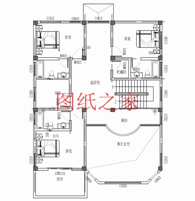 大戶型三層別墅設(shè)計(jì)圖，精美實(shí)用，絕對(duì)能讓你滿意！