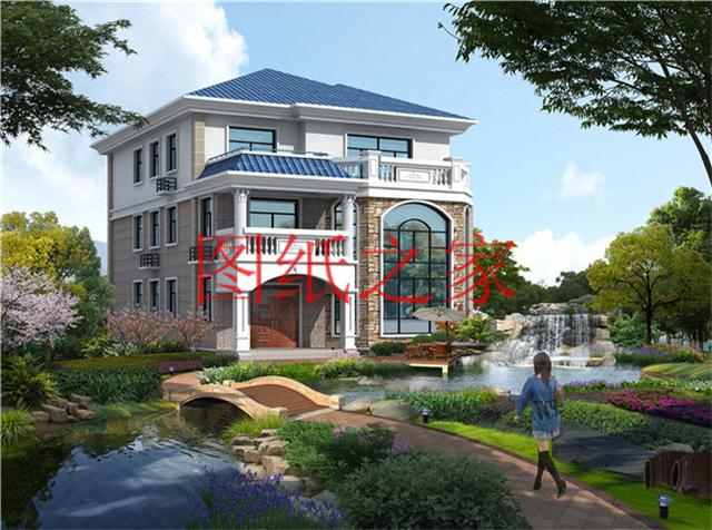 大戶型三層別墅設(shè)計(jì)圖，精美實(shí)用，絕對(duì)能讓你滿意！