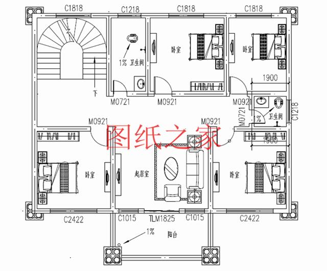 大戶型三層別墅設(shè)計(jì)圖，精美實(shí)用，絕對(duì)能讓你滿意！
