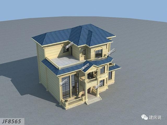 三層歐式別墅設(shè)計圖，給您獨一無二的視覺體驗。