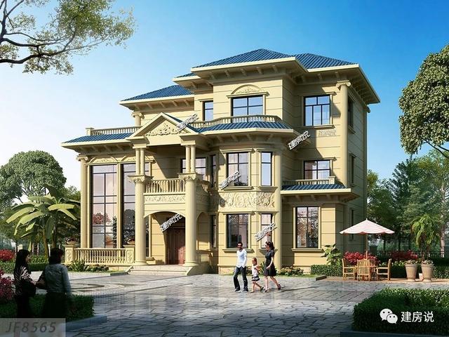 三層歐式別墅設(shè)計圖，給您獨一無二的視覺體驗。