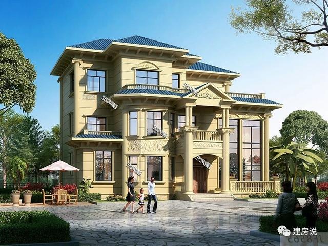 三層歐式別墅設(shè)計圖，給您獨一無二的視覺體驗。