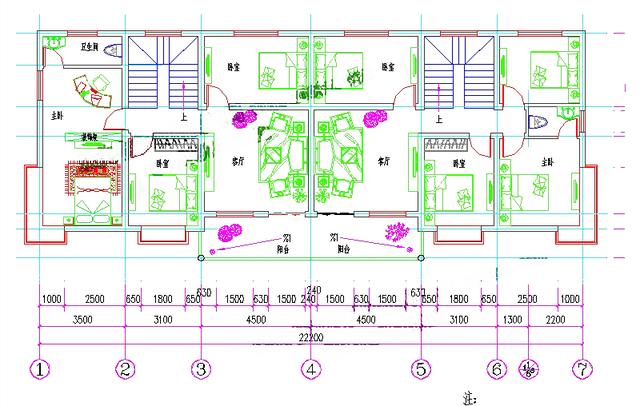 200平米三層雙拼自建房，適合兩兄弟建造，一家人其樂融融。
