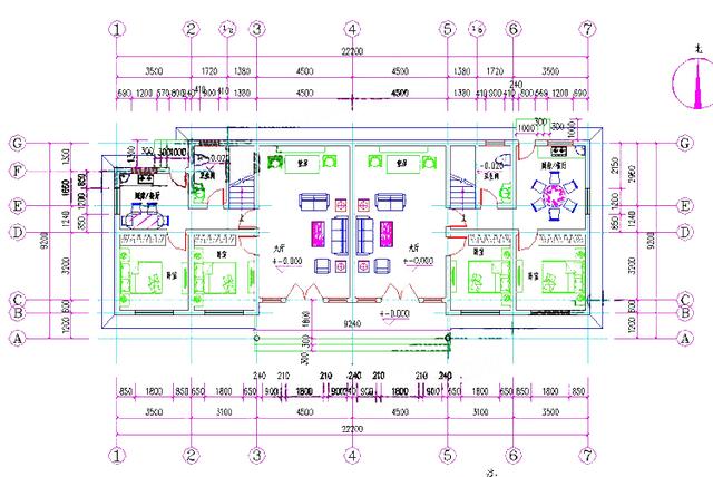 200平米三層雙拼自建房，適合兩兄弟建造，一家人其樂融融。