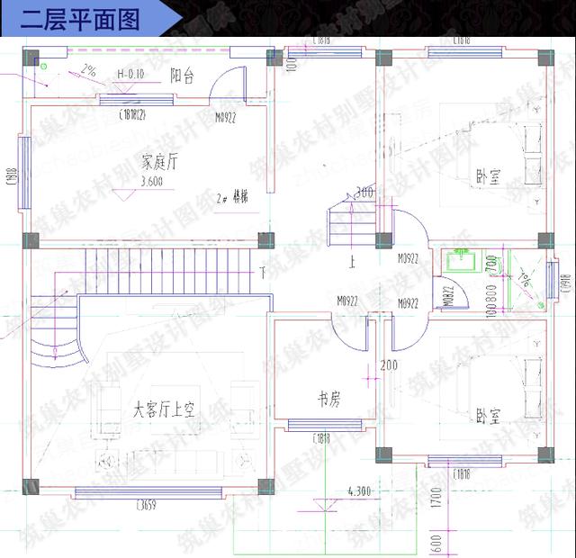 3款三層自建房，前后兩面帶陽臺，造價40萬以內。