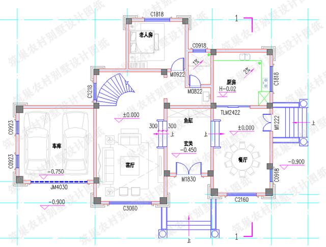 3款帶旋轉(zhuǎn)樓梯復(fù)式別墅設(shè)計圖，豪華與實用共存，您值得建造。