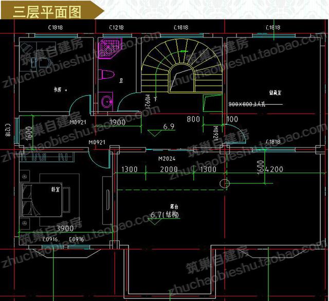 3款帶旋轉(zhuǎn)樓梯復(fù)式別墅設(shè)計圖，豪華與實用共存，您值得建造。