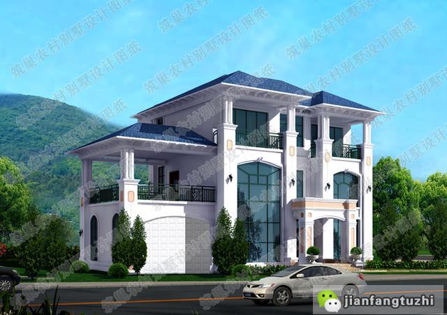 3款帶旋轉(zhuǎn)樓梯復(fù)式別墅設(shè)計圖，豪華與實用共存，您值得建造。