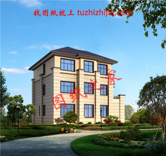 2019年新款別墅外觀圖，新中式風(fēng)格