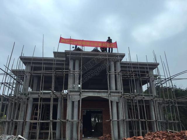 分享一棟雙拼別墅設(shè)計(jì)圖，村里的地標(biāo)建筑。