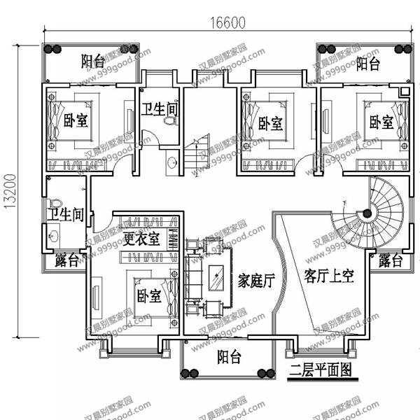 分享一棟雙拼別墅設(shè)計(jì)圖，村里的地標(biāo)建筑。