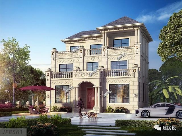 漂亮三層別墅設計圖，外觀精美讓人不愛都難。