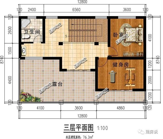 漂亮三層別墅設計圖，外觀精美讓人不愛都難。