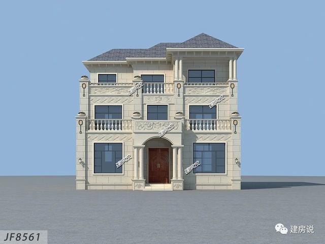 漂亮三層別墅設計圖，外觀精美讓人不愛都難。