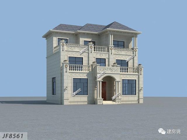 漂亮三層別墅設計圖，外觀精美讓人不愛都難。