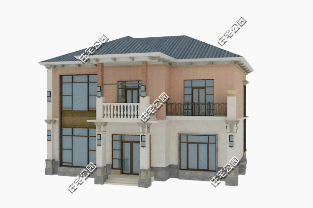 歐式別墅設(shè)計圖，4室3廳還要帶堂屋。