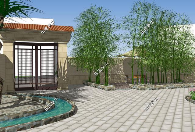 江西九江歐式別墅設(shè)計(jì)圖，不規(guī)則地形，也能建造的這么完美！