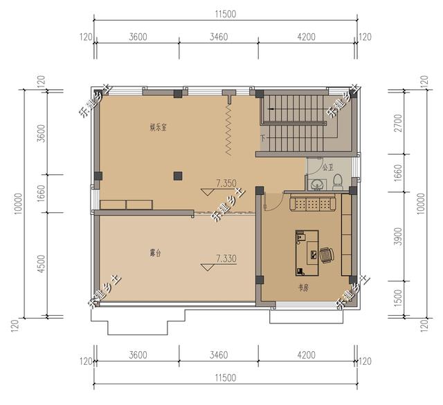 江西九江歐式別墅設(shè)計(jì)圖，不規(guī)則地形，也能建造的這么完美！