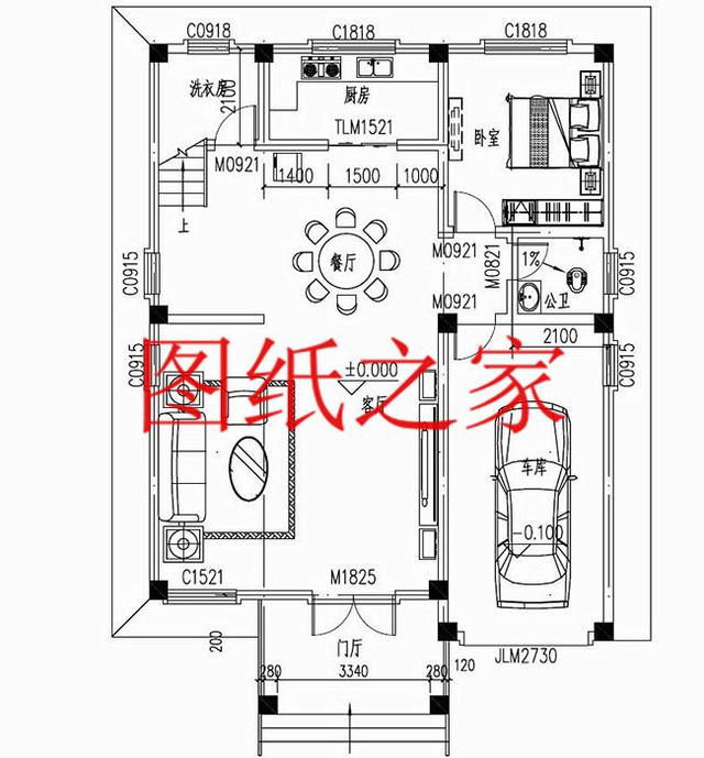 大眾喜愛的三層別墅設(shè)計(jì)圖，120平米，喜歡就帶回家建造吧！