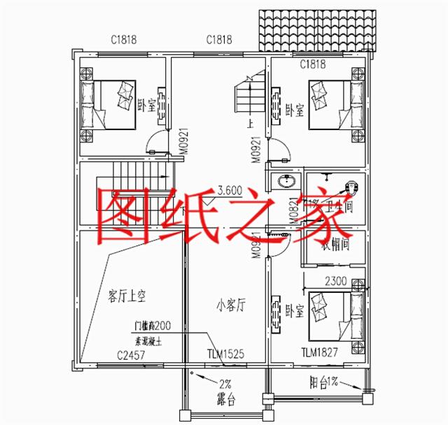 大眾喜愛的三層別墅設(shè)計(jì)圖，120平米，喜歡就帶回家建造吧！