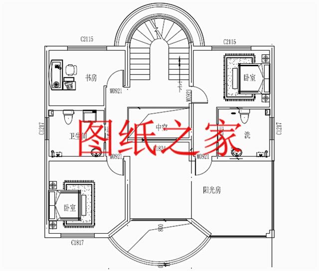 大眾喜愛的三層別墅設(shè)計(jì)圖，120平米，喜歡就帶回家建造吧！