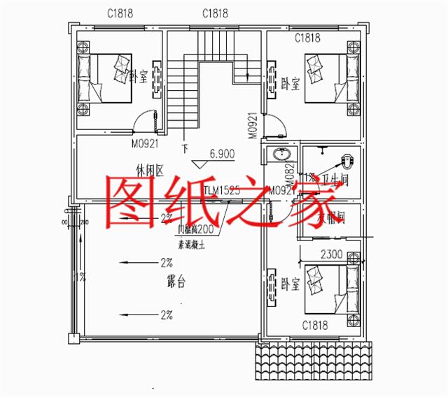大眾喜愛的三層別墅設(shè)計(jì)圖，120平米，喜歡就帶回家建造吧！