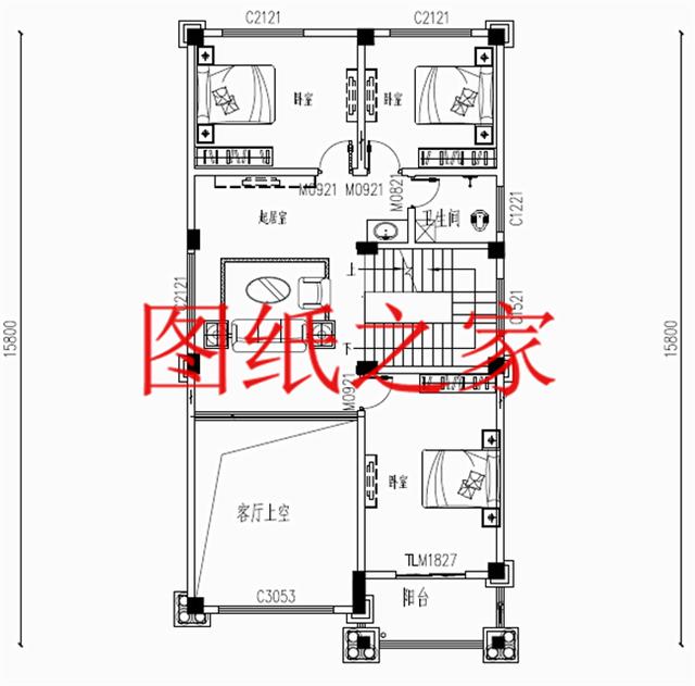 大眾喜愛的三層別墅設(shè)計(jì)圖，120平米，喜歡就帶回家建造吧！