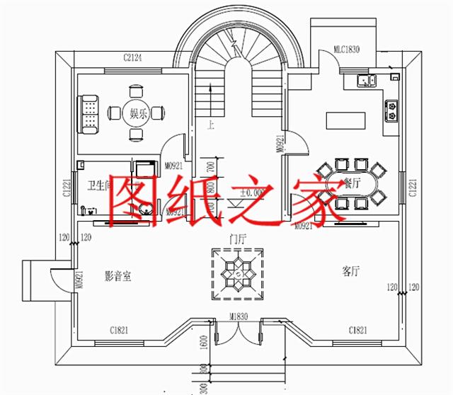 大眾喜愛的三層別墅設(shè)計(jì)圖，120平米，喜歡就帶回家建造吧！