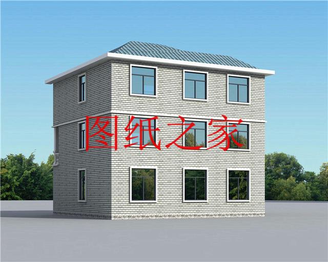 大眾喜愛的三層別墅設(shè)計(jì)圖，120平米，喜歡就帶回家建造吧！