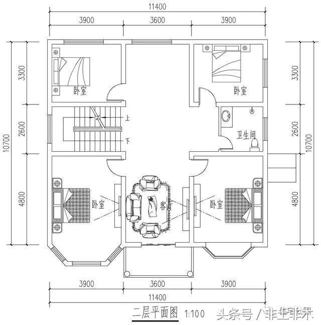 11X10米農(nóng)村自建房，弧形采光窗、小菜園，人人羨慕嫉妒。