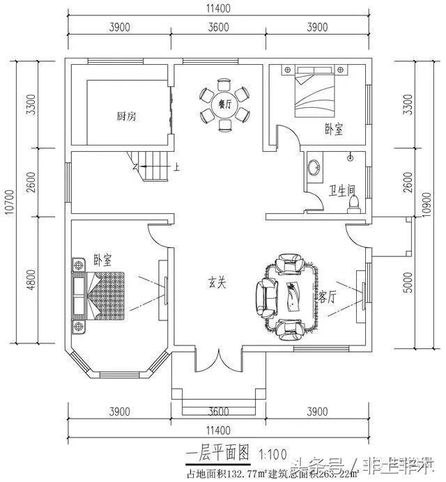 11X10米農(nóng)村自建房，弧形采光窗、小菜園，人人羨慕嫉妒。