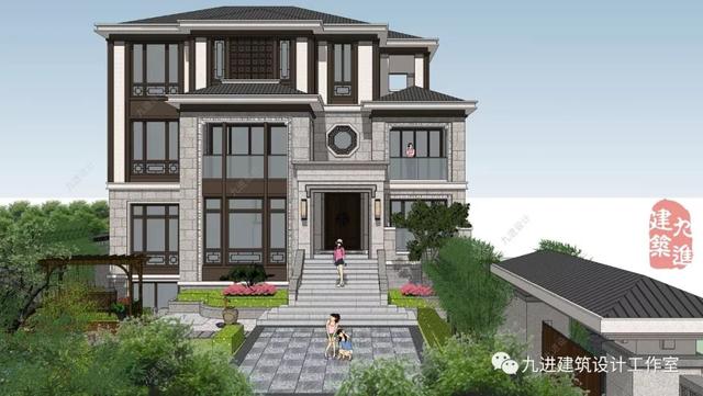 新式別墅設(shè)計(jì)圖，遠(yuǎn)觀能融合于環(huán)境，近看細(xì)膩有品味！