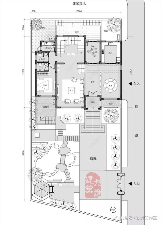 新式別墅設(shè)計(jì)圖，遠(yuǎn)觀能融合于環(huán)境，近看細(xì)膩有品味！