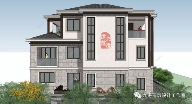 新式別墅設(shè)計(jì)圖，遠(yuǎn)觀能融合于環(huán)境，近看細(xì)膩有品味！