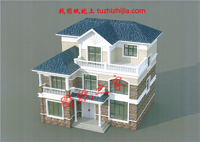 10套農(nóng)村20萬(wàn)三層別墅設(shè)計(jì)圖，美觀實(shí)用造價(jià)低！