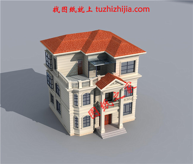 10套農(nóng)村20萬(wàn)三層別墅設(shè)計(jì)圖，美觀實(shí)用造價(jià)低！