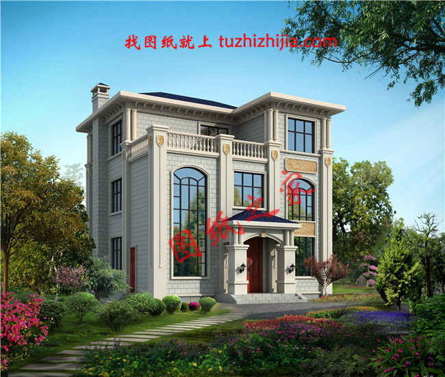 10套農(nóng)村20萬(wàn)三層別墅設(shè)計(jì)圖，美觀實(shí)用造價(jià)低！