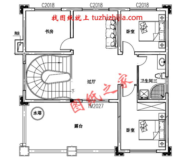 10套農(nóng)村20萬(wàn)三層別墅設(shè)計(jì)圖，美觀實(shí)用造價(jià)低！