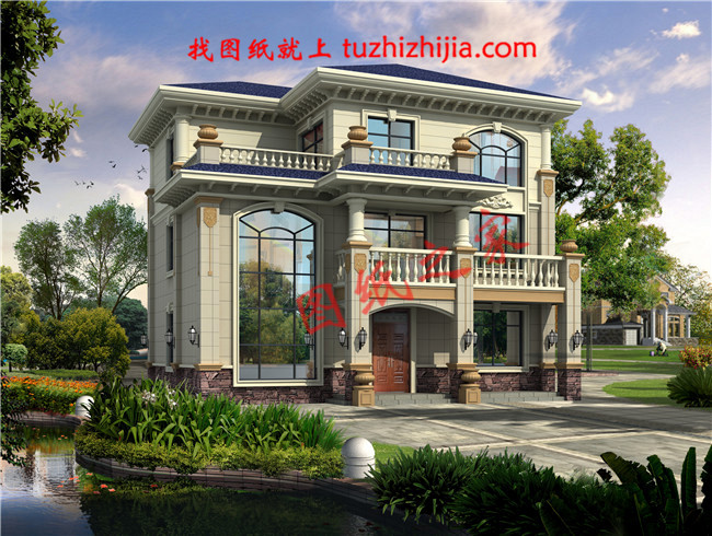 10套農(nóng)村20萬(wàn)三層別墅設(shè)計(jì)圖，美觀實(shí)用造價(jià)低！