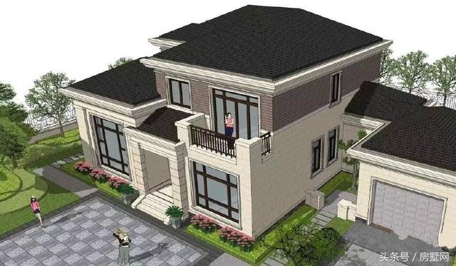 19.2×12.2米簡(jiǎn)歐風(fēng)格別墅設(shè)計(jì)圖，低調(diào)大氣，保證你看了會(huì)有回家建房的欲望