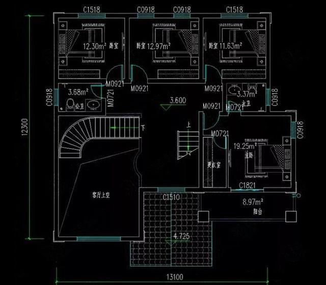三款農(nóng)村爆款自建房設(shè)計(jì)圖，三款戶型占地適中，功能結(jié)構(gòu)各不相同